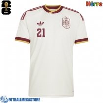 Fotballdrakt Herre Spania Mikel Oyarzabal #21 Bortedrakt VM 2026 Kortermet